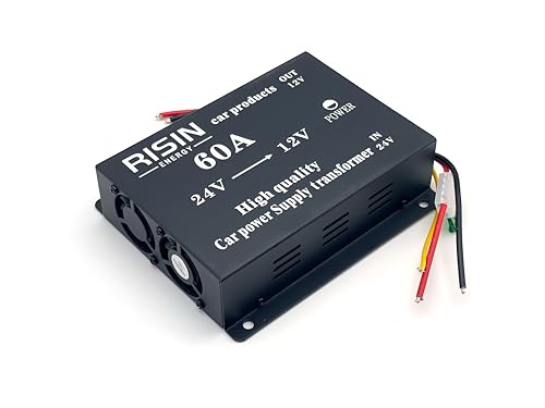 bubulu 24V DC-DC コンバーター 60A 24Vから12V 大容量 電源 トラック バス 変換