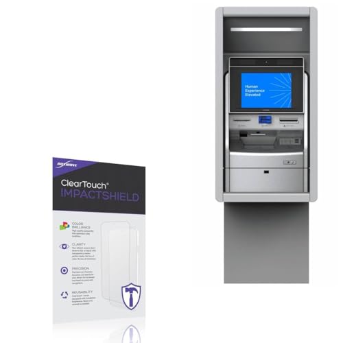 BoxWave Screen Protector Compatible with Hyosung 8TS (MX8100T) - ClearTouch ImpactShield (2-Pack), Impenetrable Screen Protector Flexible Film