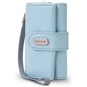 Belkin F8E579-Blu-Apl Leather Pouch For Ipod Minis (Blue) #TOP17