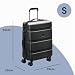 Delsey Paris - Airship 2.0 - Hartschalen-Kabinenkoffer, Schwarz , S