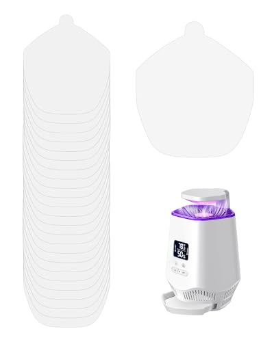 24 Pcs Refill Glue Boards Compatible with Fooxem IT10 Fruit Fly Traps for Indoors, Replacement Sticky Boards for Gnats Moths Mosquitos Pest Control