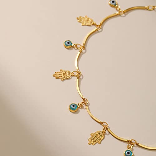 Yumikoo 18k Gold Plated Anklet Ankle Bracelets for Women4