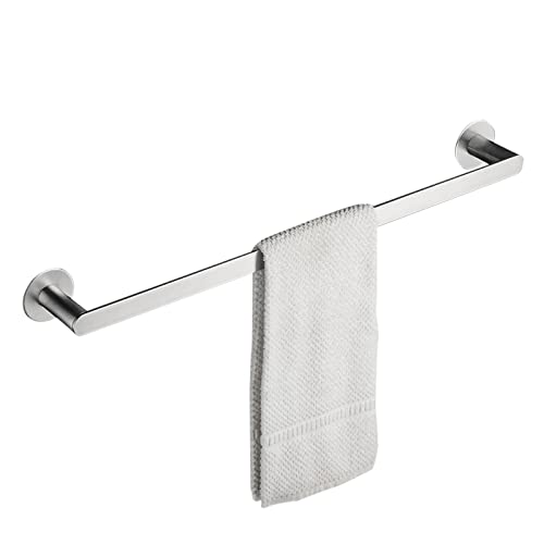 Barre porte-serviettes adhésive pour suspendre vos draps de bain sans percer vos murs