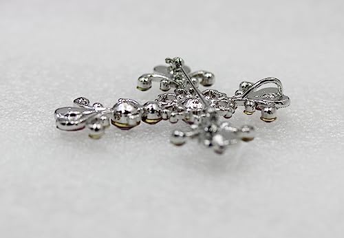 Image of Faship Gorgeous Rhinestone Crystal Cross Crucifix Pin Brooch