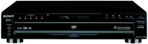 Sony DVPNC665P/B 5-Disc Progressive Scan DVD Changer, Black (Renewed)