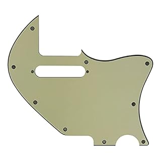 WENKA Pickguard Guitare 9 Trous Vis Compatible avec Tele F Hole avec Pickup Pickguard Guitare (Couleur : 3 Ply Mint… - Les Beatles, Paul McCartney, John Lennon, RIngo Starr, George Harrison