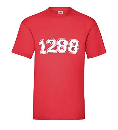 T-shirt homme rouge XXXL 1288 pour style casual et weekend