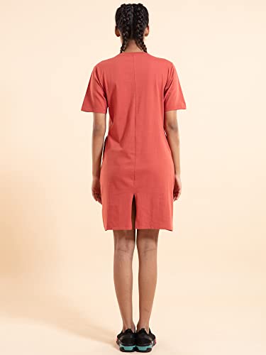 Image of NYKD All Day Heart On My Sleeve Dress - Knee Length, Short Sleeves, NYLE102