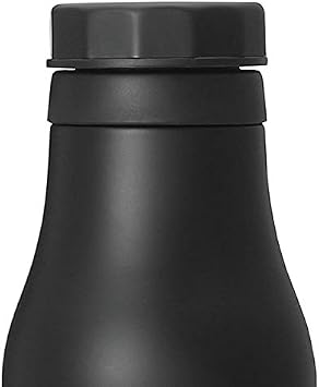 Starbucks Staba Stainless Steel Logo Bottle, Matte, Black, White, 16.1 fl oz 473 ml, Tumbler, Tableware, Asian Black, White, Embossed, Grande, Simple Logo, Siren Goddess Water Bottle, Vacuum Double Layer, Birthday Gift