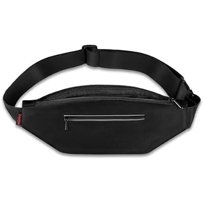 MEDMAX Diabetic Running Belt with Adjustable Waist, Insulin Pump Belt Holder Organizer Waist Pouch, Epipen Medical Fanny Pack Bag (Bag Only) (Black)