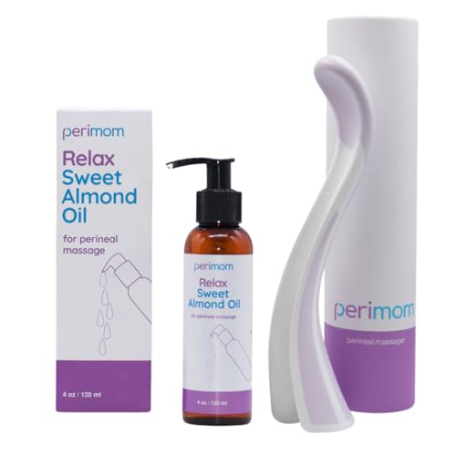 Perimom Kit de masaje perineal (herramienta de masaje perineal Perimom + aceite de masaje perineal)