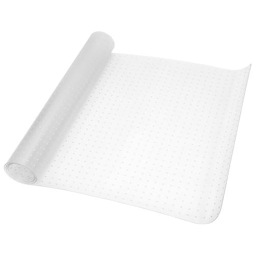 KUJIBGY Clear Carpet Protector, 72"x 36"Vinyl Plastic Floor