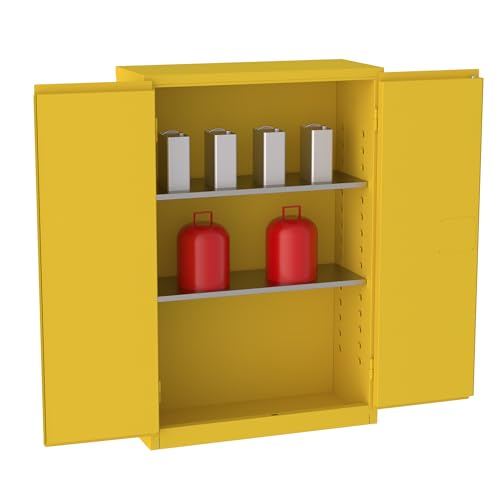 Jamco BM45YPQA 45 Gallon Safety Steel Metal Flammable Liquid Storage Cabinet thumb #2