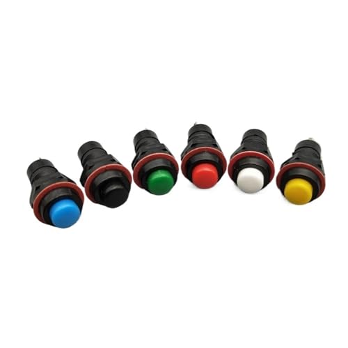 Interruptor pulsador de 12mm verde para proyectos de electrónica casera 4