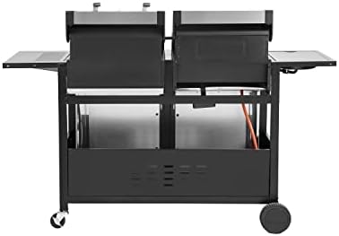 Boss Grill Premium Dual Fuel - 2 Burner Dual Fuel BBQ with Side Burner Stainless