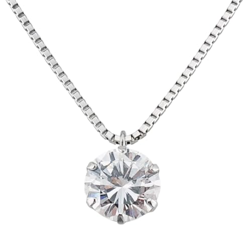 [華きらり] 【鑑定書付き】 天然 ダイヤネックレス 0.3ct プラチナ D/I1/VG ベネチアンチェーン 45cm