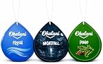 Volcano Burst Collection – Car Air Freshener 3‑Pack | Pine, Nightfall & Fresh Scents • Hanging paper fresheners for cars & small spaces