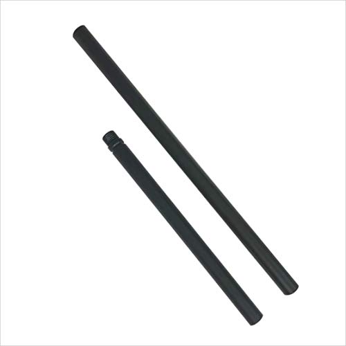 Image of BOKT Extend Pole Lamp Stem Black Finish Lamp Rod Kit with Connector Pack of 2