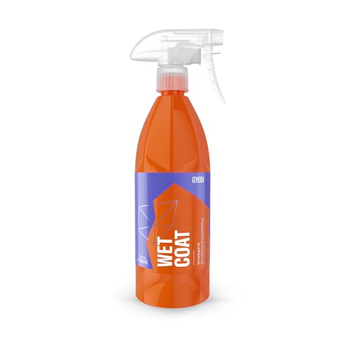 Image of GYEON Wet Coat 1000ml - Hydrophobic Ceramic Spray Coating for Cars - High Gloss Solutions for Your Car Paint Wheels and Glass - Spray On Rinse Off Easy DIY Use Formula