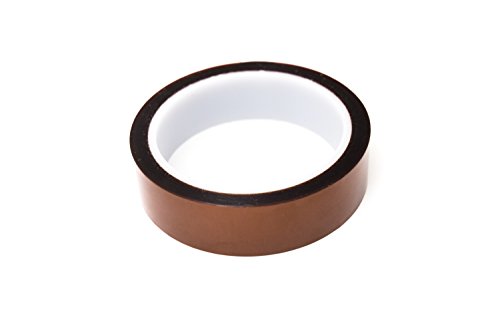 Image of Bertech Polyimide Tape with Acrylic Adhesive, 7 /8 inch Wide x 36 Yards, 1 Mil Thick