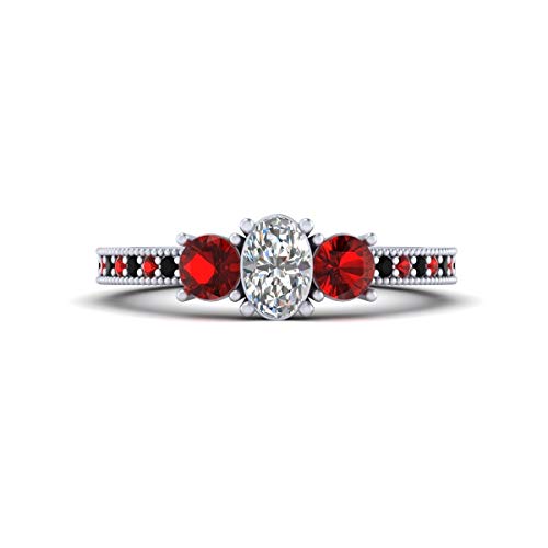 Bague de fiançailles Harley Quinn argent idéale pour un oui unique