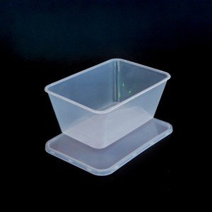 25 X 1000ml Microwave Plastic Food Containers with Lids- Dishwasher Safe/Freezer/Microwave