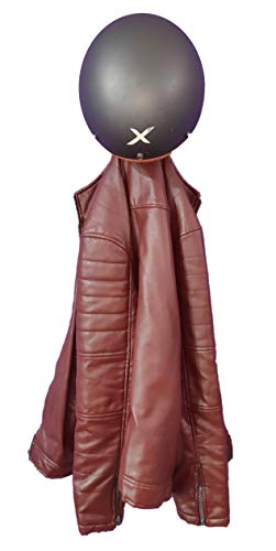 Image of Helmet Holder Wall mountable Multipurpose Keys Biker Jacket Cap Rain-Coat Job ID Card Office Bag Laptop Bag Handbag Back Pack Umbrella Helmet Hanger Xtra Turn Grey Color Model Pack of 1