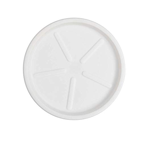 Vasart Redondo Prato, Branco, 32x3cm, 1 Unidad