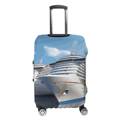 Carry on Luggage Cover Cruise Ship Suitcase Covers for Luggages Tsa Approved Travel Luggage Sleeve Protector Elastic Suitcase Protector Anti-Scratch Washable Fits 19-30 Inch Case -L4