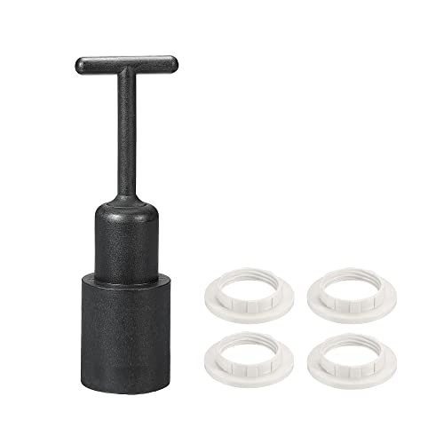 Herramienta de extracción E14 y accesorios de reemplazo de luz con anillos