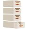 Large Fabric Storage Bins With Drawers – 4-Pack Collapsible Organizers For Closet, Bedroom, Office