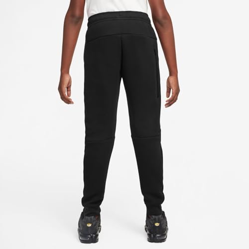 Nike Sportswear Tech Fleece Big Kids' Joggers (HV5869-010, Black/Black/Black)3
