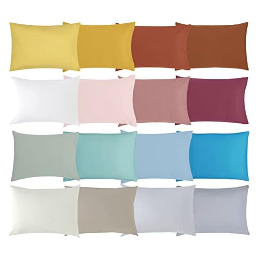 P'tit Basile - Lot x2 Taies d'oreiller 40x60 cm bébé - Coloris Blanc - 100% Coton Bio - Tissu certifié sans Substance nocives par Oeko-tex - 57 Fils/cm2 pour Plus de Douceur
