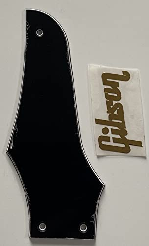 For Fit Gibson Firebird �g���X ���b�h �J�o�[+�S�[���h �f�J�[�� �M�^�[ �s�b�N�K�[�h (3�w�u���b�N)