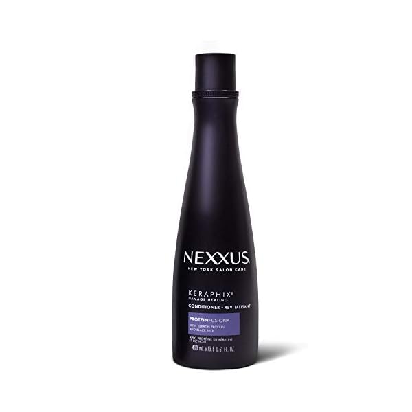 Nexxus-Keraphix-Conditioner-for-Damaged-Hair-Keraphix-with-ProteinFusion-Silicone-Free-With-Keratin-Protein-and-Black-Rice-135-oz Nexxus Keraphix Conditioner Keraphix with ProteinFusion for Damaged Hair With Keratin Protein and Black Rice 13.5 oz