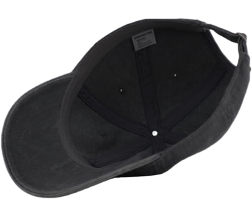 Image of TSSGBL Vintage Cotton Washed Baseball Cap S to XXL Unstructured Low Profile Adjustable Distressed Dad Hat for Men Women