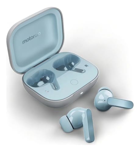 Image of Motorola Moto Buds XT2441-1 Dinamic ANC, Triple Mic. Array, IPX IP54, Bluetooth 5.3, Dolby Atmos-Sound - (Illusion Blue)