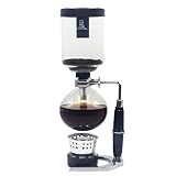 Cafetera De Sifón, Cafetera De Sifón Al Vacío De Vidrio Con Base Metálica, Percoladoras De Sifón De Vidrio Al Vacío De 3 a 5 Tazas, Vidrio Resistente Al Calor Y De Larga Duración, Para Oficina