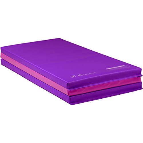 Z Athletic Folding Mat for Gymnastics and Tumbling, 4 Ft x 6 Ft x 2 In