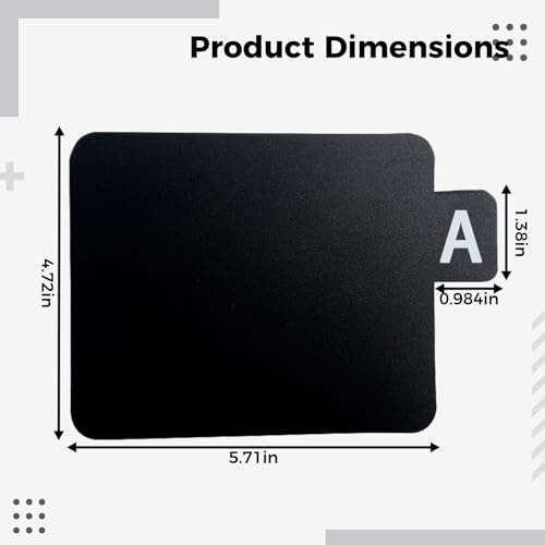 Intercalaires vinyle de qualité en polypropylène noir - 6