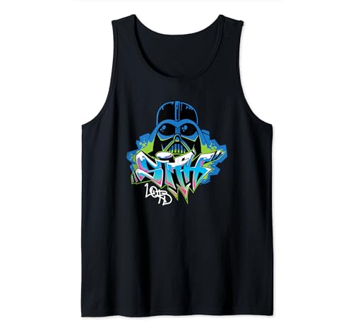 Débardeur Sith Lord graffiti Star Wars en coton doux haut de gamme pour adulte