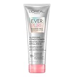L'Oreal Paris Glossing Sulfate Free Conditioner, Hair Treatment for Glossy and Shiny Hair for Dull, Dry Hair, with Complex Glycolic Acid, EverPure, 200 ml