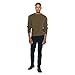 American Apparel Men's Fisherman's Long-Sleeve Pullover Knit Sweater, Army, Small