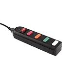 DCI 4-Port USB Power Strip, Assorted Colors (30390)