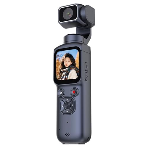 Caméscope portable 4K 64 MP Denash avec WiFi pour vlogging et voyage