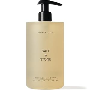 Salt & Stone Antioxidant-Rich Body Wash | Cleanse, Nourish & Soften Skin with Niacinamide & Hyaluronic Acid | Free From Parabens, Sulfates & Phthalates