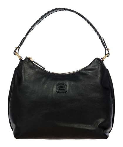Sac bandoulière Brics Volterra de 32 cm façonné en cuir italien haut de gamme