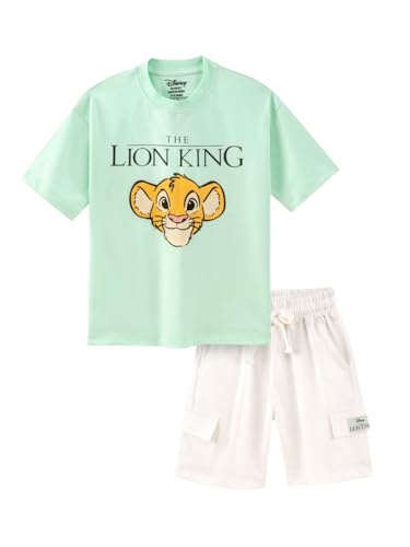 Image of Nap Chief Kids Cotton Official Cartoon Characters Boys & Girls Co ord Sets, T Shirt and Shorts for Casual Wear