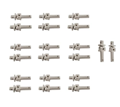WYZBEN Replacement Eyeglasses Hinge Screws 10 Sets Eyewear Accessories Plastic Glasses Repair Parts