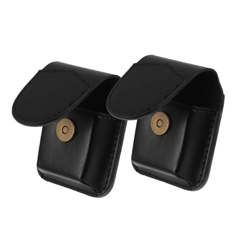 Générique 2 Pièces Housse Cuir pour Briquet de Protection Durable pour Briquet Accessoire Simple à Utiliser